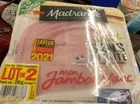 Mängden socker i Mon jambon blanc