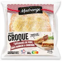Mängden socker i Mon croque Effilochés de porc sauce barbecue et cornichons