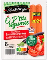 Mängden socker i Recettes de saucisses fumées aux légumes du soleil Ô P'tits Légumes