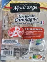 Mängden socker i Terrine de campagne