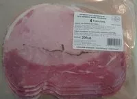 Mängden socker i Jambon cuit supérieur aux herbes avec couenne