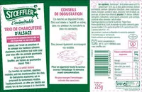 Mängden socker i Assiette Alsacienne