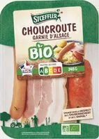 Mängden socker i Choucroute garnie d’Alsace Bio VPF 345g