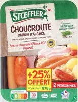 Mängden socker i Choucroute