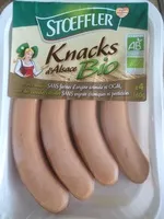 Mängden socker i Knacks d’Alsace Bio Stoeffler