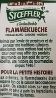 Mängden socker i Flammekueche