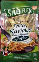 Mängden socker i Petites Ravioles Veau & Épinards à poêler