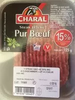Mängden socker i Steak Hache 15%% 1X125G Ls,
