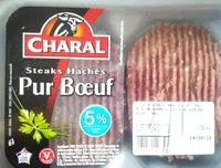 Mängden socker i Steaks Hachés Pur Bœuf 5% M.G.