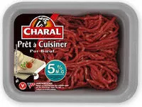 Mängden socker i Viande de boeuf 5% de mat gr.