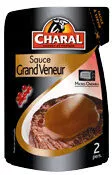 Mängden socker i Sauce Grand Veneur Charal 120G