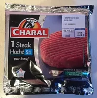 Mängden socker i 1 steak haché pur boeuf 5% M.G