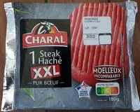 Mängden socker i 1 Steak haché XXL pur bœuf