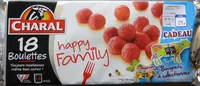 Mängden socker i Boulettes Charal Happy Family