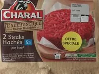 Mängden socker i 2 steaks hachés 5% L'authentique Façon Bouchère