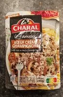 Mängden socker i Boeuf crème champignons