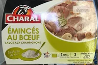 Mängden socker i Émincés au bœuf sauce aux champignons