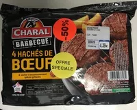 Mängden socker i Barbecue 4 Hachés de Boeuf & Sachet d'assaisonnement spécial grillades