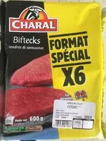 Mängden socker i Charal bifteck x6 600g format