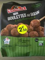 Mängden socker i Mini Boulettes au Boeuf à la Provençale