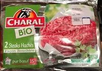 Mängden socker i Steaks hachés BIO façon bouchère 15% MG les 2 steaks de 120 g