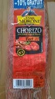 Mängden socker i Chorizo Fort aux piments rouges