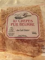 Mängden socker i Crepes pur beurre