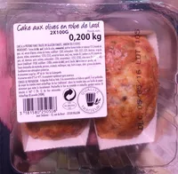 Mängden socker i Cake aux olives en robe de lard