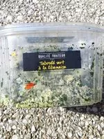 Mängden socker i Taboulé vert à la libanaise
