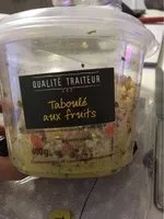 Mängden socker i Taboulé aux fruits
