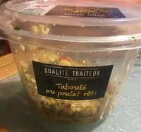 Mängden socker i Taboulé au poulet rôti