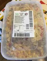 Mängden socker i Taboulet au poulet roti