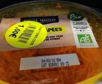 Mängden socker i Carottes râpées