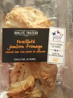 Mängden socker i Feuilleté jambon fromage