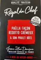 Mängden socker i Paella facon risotto cremeux