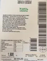 Mängden socker i Taboulé à l'orientale menthe et coriandre