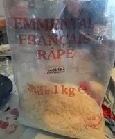 Mängden socker i Emmental 29 % Râpé Neutre