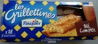 Mängden socker i Les grillettines au blé complet