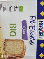 Mängden socker i Fette biscottate integrali farro