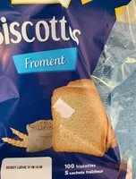 Mängden socker i Biscottes Au Froment