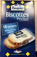 Mängden socker i Biscottes Pocket Froment