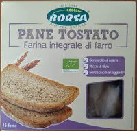 Mängden socker i Pane Tostato di Farro