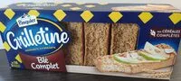 Mängden socker i Grilletines blé complet