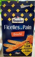 Mängden socker i Ficelles de Pain Brioché 200g