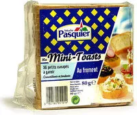 Mängden socker i Brioche Pasquier - French Hors D'oeuvre Mini Toasts - 2.8oz.