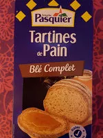 Mängden socker i Tartines de Pain Blé Complet