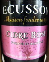 Mängden socker i Cidre rosé Ecusson 33 cl