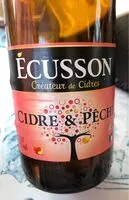 Mängden socker i Cidre et pêche