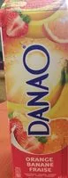 Mängden socker i Danao orange banane fraise