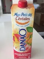 Mängden socker i Boisson fraise banane céréales Danao